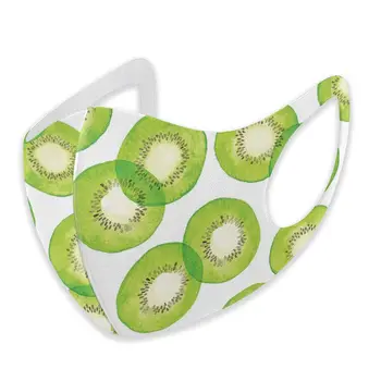 

Fresh Fruit print The stylish windproof and dustproof mask can clean the dustproof external shielding cloth.