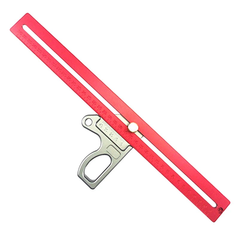 

400Mm 45 Degree Ruler Woodworking Ruler Height Ruler Woodworking Scribe Woodworking Scribe Gauge Measuring Tool