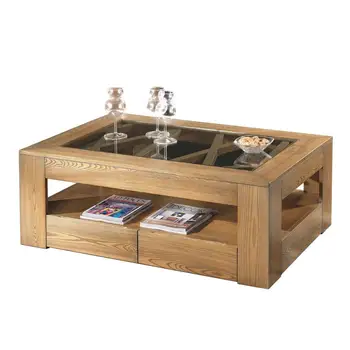 

Table 4 drawers floor glass