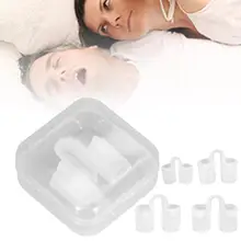 

Silicone Relieve Snore Stopper Guard Easy Sleeping Breath Aid Clip Nasal Dilator Device Improve Sleep Treatment Nasal Congestion