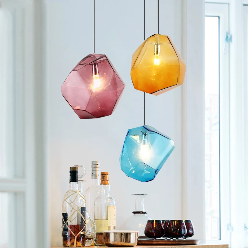 G9 Led подвесные светильники Хрустальное стекло лампы современный Лофт