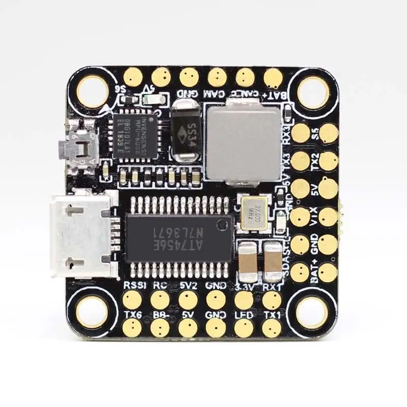 20x20 мм HGLRC вперед F4 MINI MPU6000 OSD 5V 3A BEC F405 Контроллер полета для радиоуправляемых FPV
