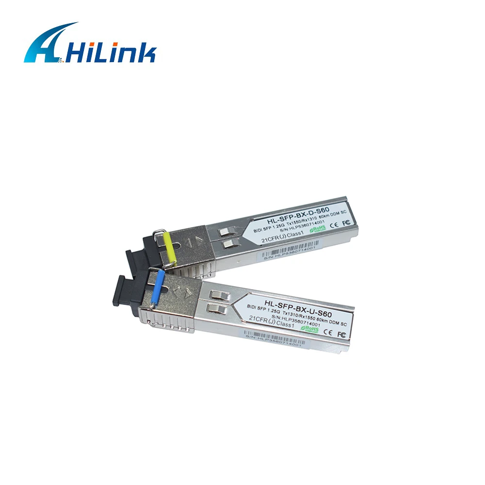Бесплатная доставка! HL SFP BX D/U S60 1 25G BiDi волоконно оптический приемопередатчик sfp 25g