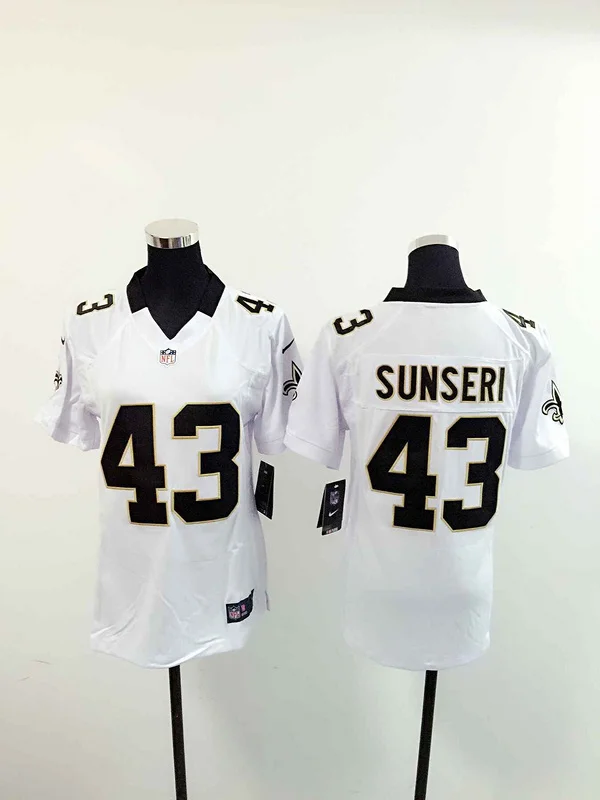 Золотой Женский Орлеан s,#9 Drew Brees 10# Brandin Cooks#28 Spiller Jersey - Цвет: Золотой