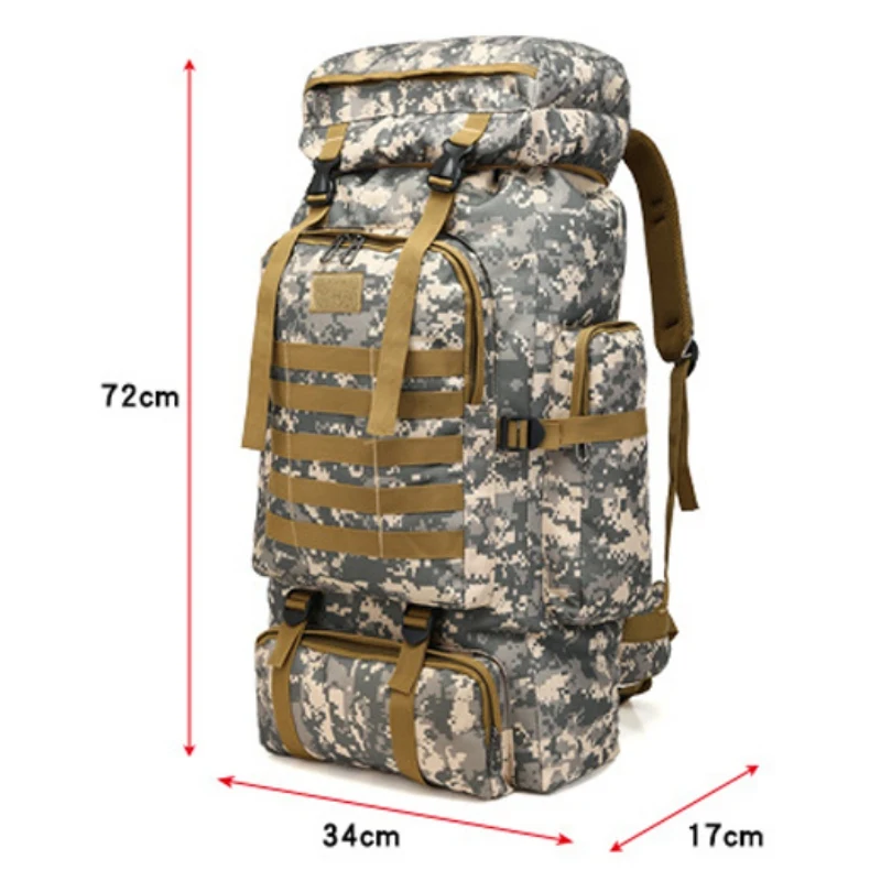 Емкость Открытый альпинистский рюкзак военный тактический рюкзак охотничий стрельба, Кемпинг Сумка Молл система