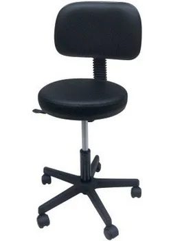 

Stool WORK 3, gas, upholstered similpiel black or white