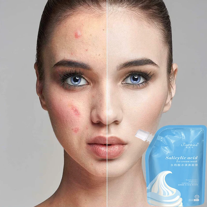 Гель-маска для лица с салициловой кислотой крем сужение пор отбеливание контроль