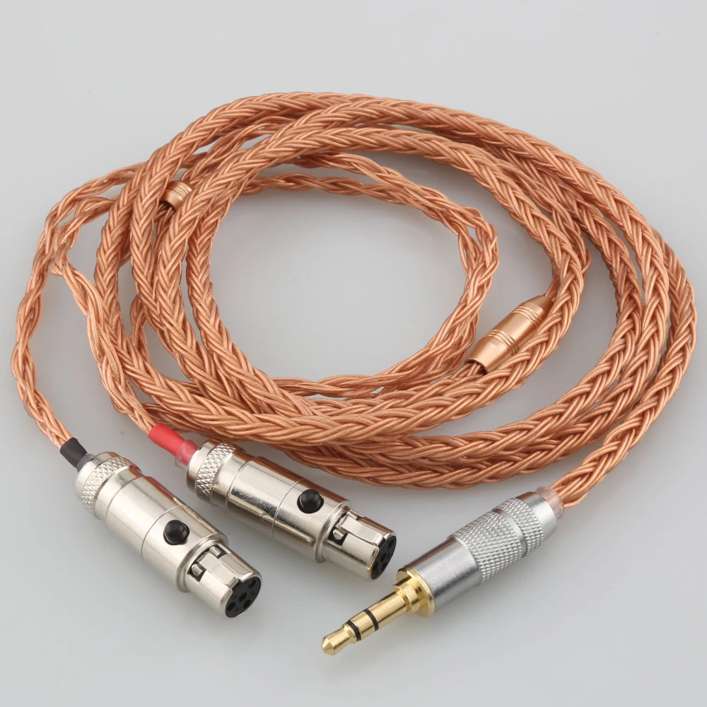 

3.5 4.4 2.5mm XLR Balanced 16 Core 99% 7N OCC headphone Upgraded Cable For Audeze LCD-3 LCD-2 LCD-X LCD-XC LCD-4z LCD-MX4 LCD-GX