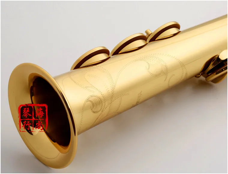 Японский абсолютно саксофон сопрано Naiputesi S-901 B золотой лак саксофон сопрано латунь музыкальные инструменты профессиональный чехол