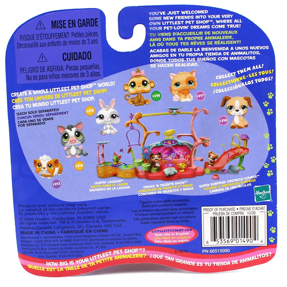 Littlest Pet Shop Search 'n Safari Set Giraffe Cat Zebra Hasbro 2009 4 for sale online 