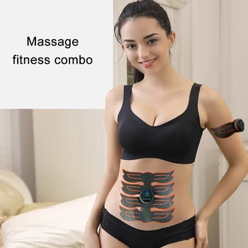 

3 in 1 Digital Intelligent Abdominal Massage EMS Digital Display Rechargeable Model 15 Gear Abdominal Muscle Fitness Instrument
