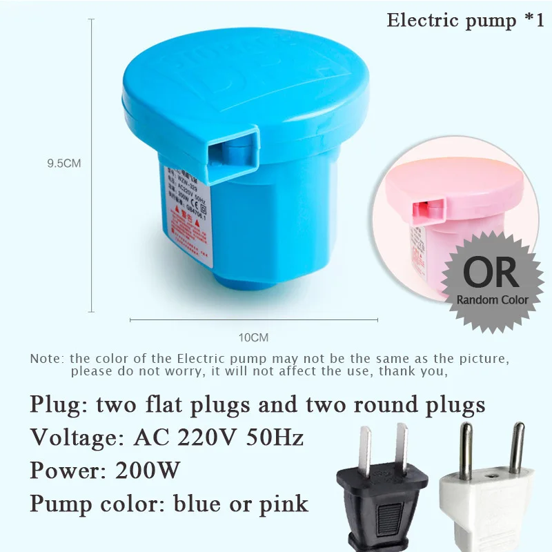 80*60 8PCS Vacuum Compression Bags with Hand Pump Blanket Quilt Clothes Dustproof Compress Storage Bag Thick Watermelon Pattern - Цвет: Electric pump