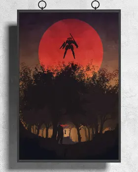 

H309 Silk Poster Home Decoration Metal Gear Solid V The Phantom Pain Game Artistic Wall Art Christmas Gift
