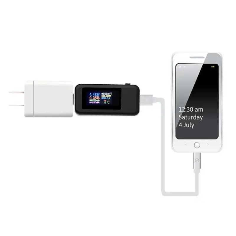 10 в 1 цифровой диспай DC USB тестер Ток Напряжение зарядное устройство вольтметр