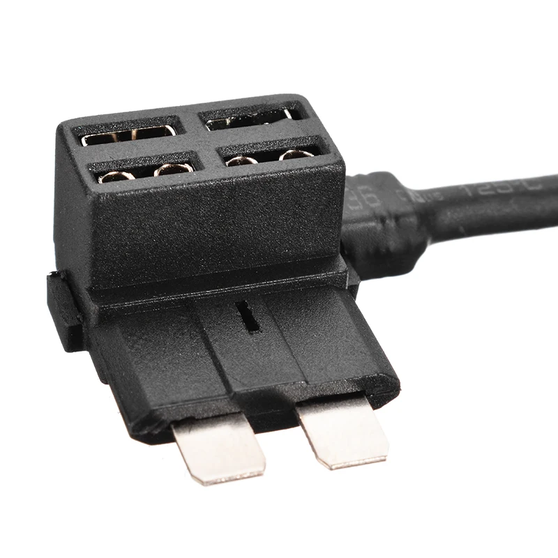 5pcs Car Fuse Box 12V 24V Holder Insurance ATM Adapter Tap Standard Blade Micro Add-a-Circuit Adapter Fuse Set Accessories