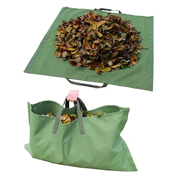 

Garden Leaf Storage Bag Outdoor Lawn Yard Waste Tarp Container Recyclable Heavy Duty Gardening Tote Trash Pouch