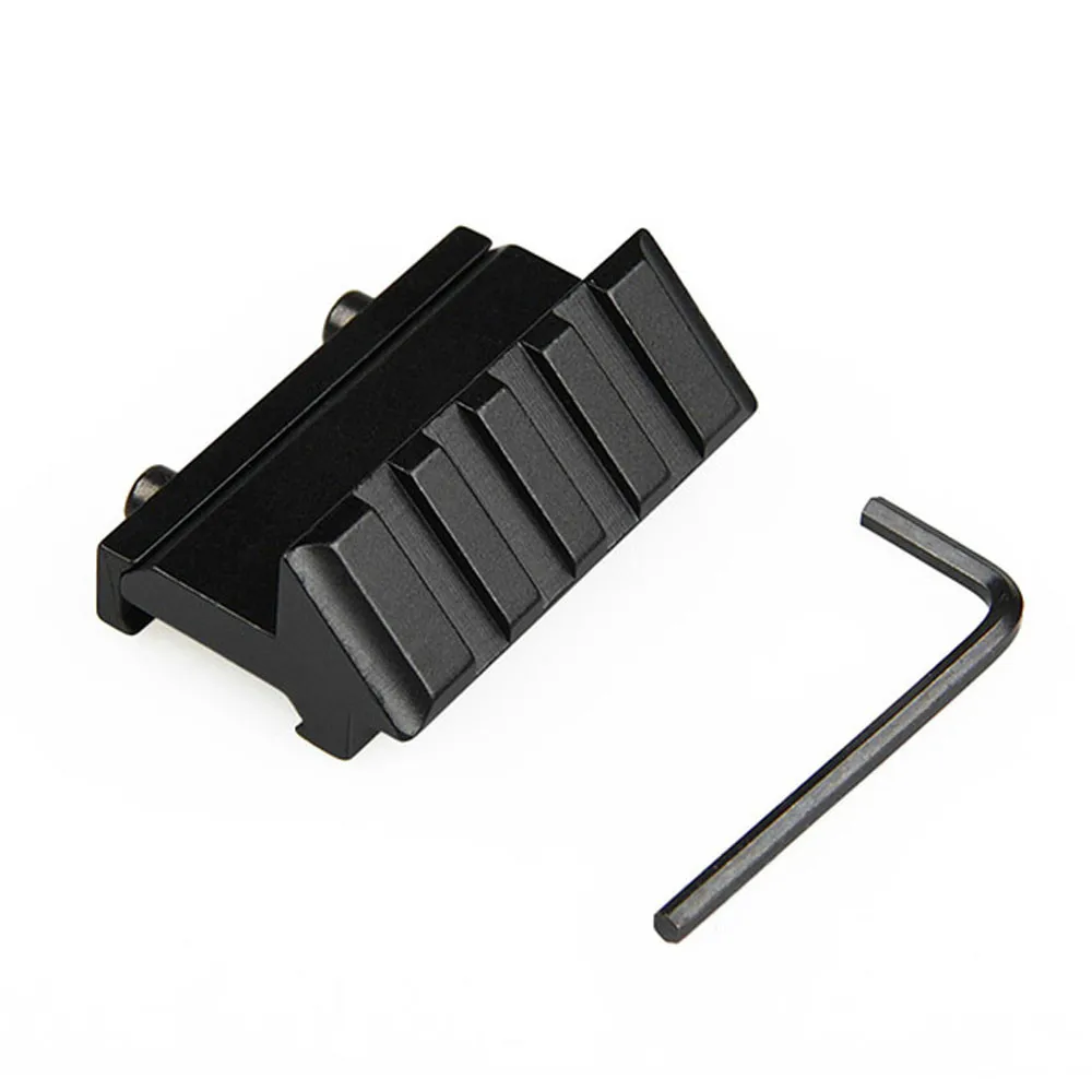 

WIPSON Tactical 4 Slot One Side 45 Degree Angle Offset 20mm Rail Mount For Weaver Picatinny Rail Caza Hunting Accessories