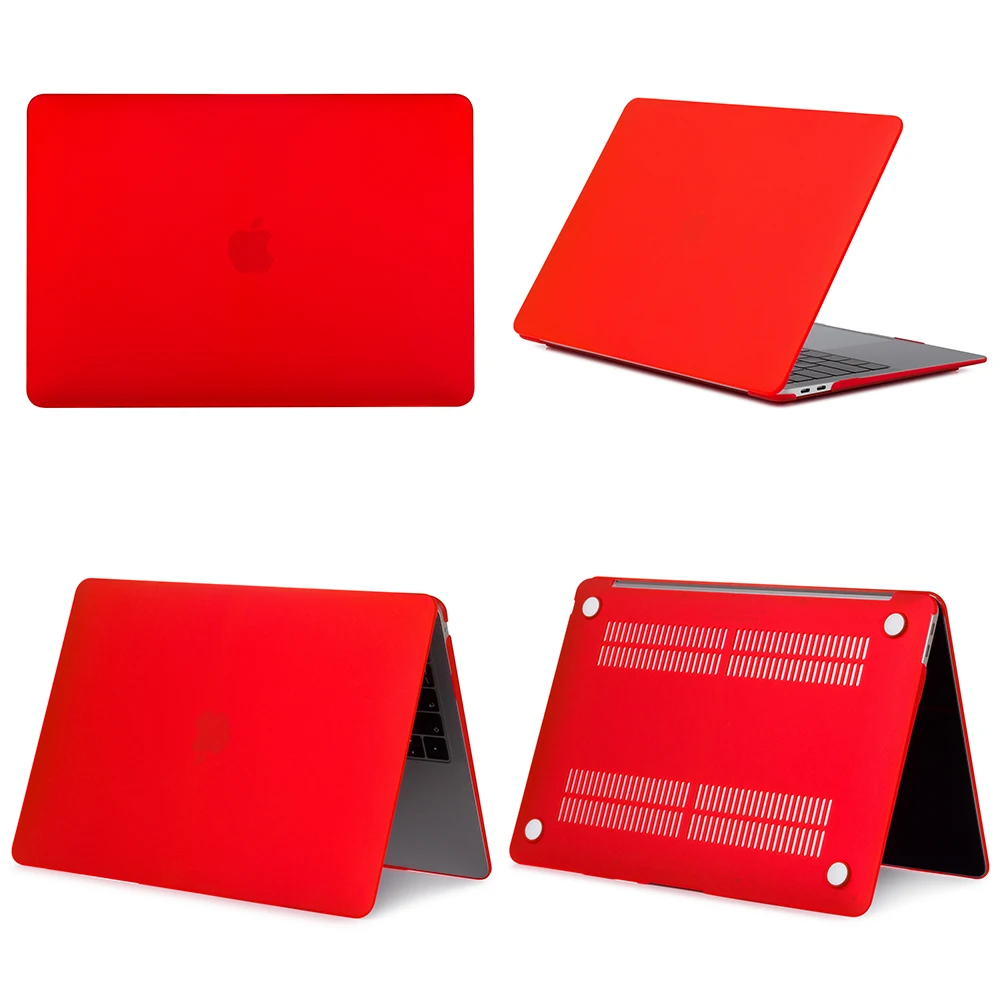 Матовый чехол для ноутбука MacBook Air Pro Retina 11 12 13 3 15 4 New с сенсорной панелью крышкой