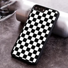 Шахматный плед Клетчатый чехол для телефона чехол для iPhone 5 6 6s 7 8 plus 11 pro X XR XS max samsung S7 edge S8 S9 S10