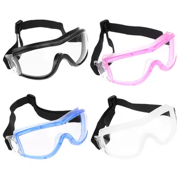 

4pcs Anti-dust Eyeglasses Cycling Protective Glasses Skiing Sport Goggles Spittle Splash Baffles