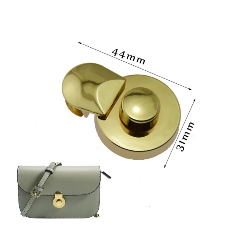 

10sets/lot turn Lock Handbag Bag Accessories Purse Snap Clasps/ Closure Locks Shoulder Bag Purse DIY Hardware