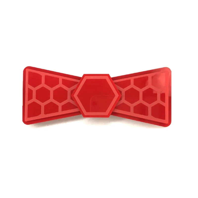 Men Gift 6 Colors Fashion Bow Tie Shining Necktie 3D Laser Hexagon Embossing Men Gift Wedding Groom Ties Red Black Blue Necktie