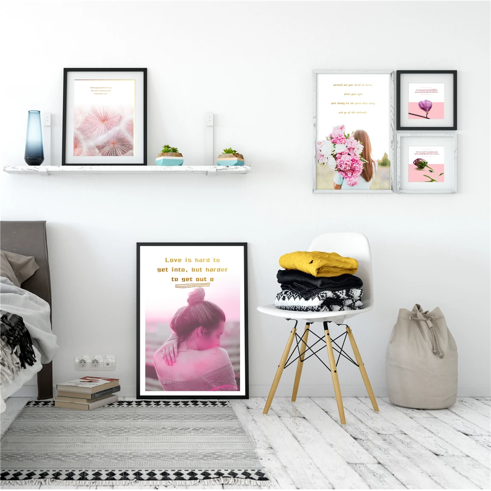 Холст под заказ розовый цветок тюльпан роза шелковая ткань ретро классический