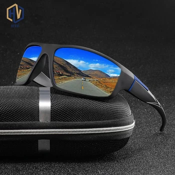 

Fashion Polarized Sunglasses Men Women Brand Design Classic Square Sun Glasses Driver Shades Male Vintage Mirror Glasses UV400