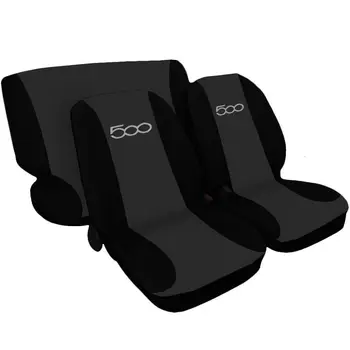 

COPRISEDILI FIAT 500 NUOVA FODERE COMPATIBILI BICOLORE GRIGIO - NERO