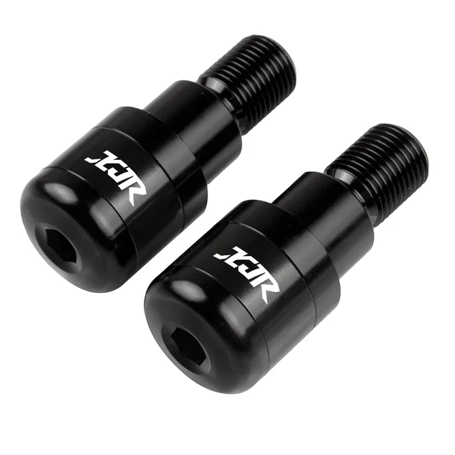 For Yamaha xjr 1200 1300 1995-2016 1996 1997 1998 2015 2014 Motorcycle Counterweight Handlebar Ends 7/8'' Handle Bar Cap Cover black with logo