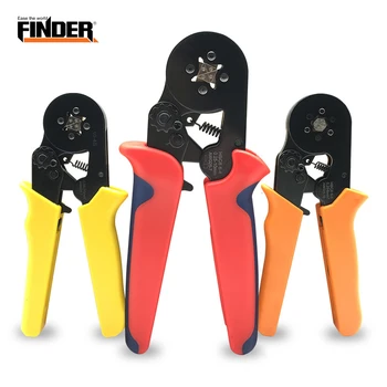 

Professional Adjustable Quadrilateral Crimper Plier Cable End-sleeves Wire VE Terminal Connector Tube Electrician Crimping Tool