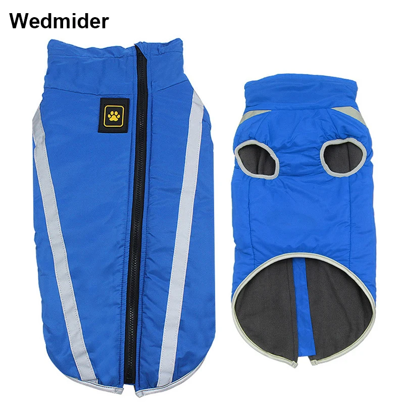 

Warm Dog Clothes Pet Jacket Waterproof Winter Pet Clothes for Large Dogs Reflective Pet Clothing Coat for Big Dog