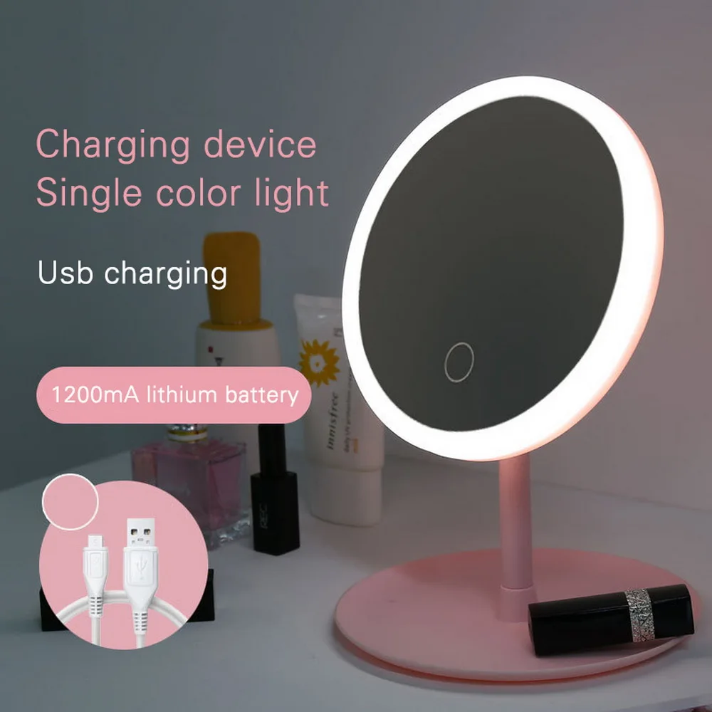 Makeup Backlit Mirror Light With Natural White LED Daylight vanity mirror Detachable/Storage Base 3Modes To espelho lustro 3Type - Цвет: 1-USB charging