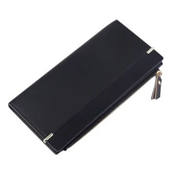 

Ladies Long Leather Clutch Wallet Fashion Zip Money Bag Multicolor Wallet Splicing Wild Card Case 2020 New Простой Кошелек #SEB