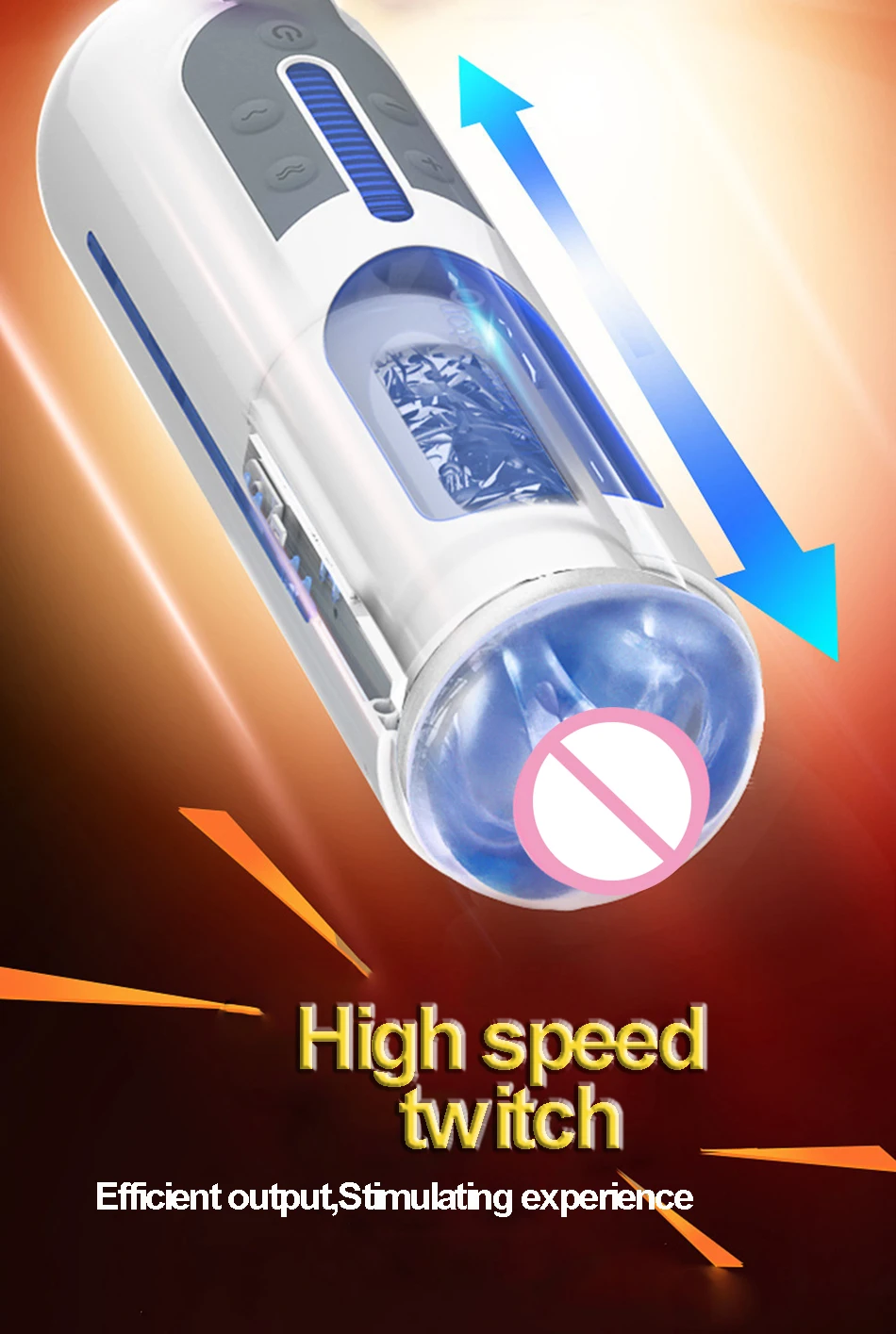 

Leten A380 Powerful Automatic Telescopic Men's Aircraft Cup High Speed Piston Moaning Voice Interactive Toy Male Masturbator