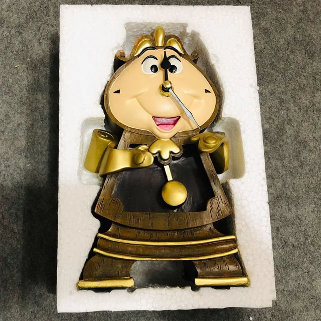 Original Beauty and the Beast Cogsworth Clock Action Figure Model Collection Home Decoration 6