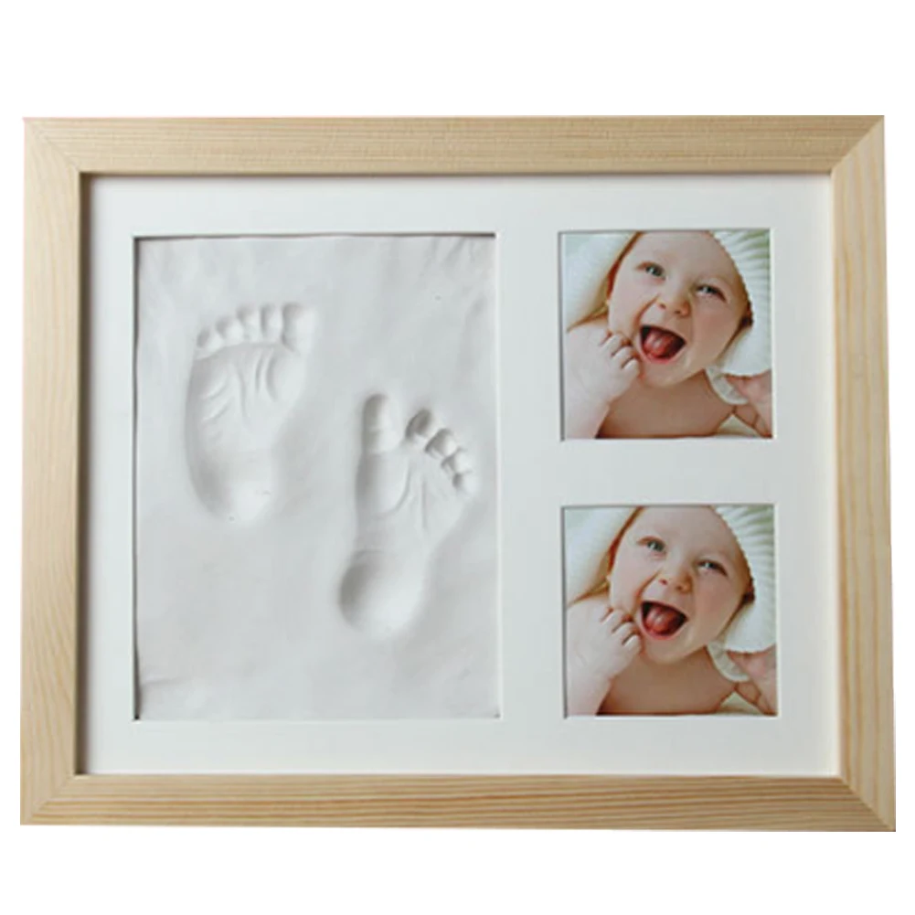 Детская ручная и ножная печать для рук и ног формочка Bebe Baby фоторамка с крышкой отпечатков пальцев грязевой набор детский памятный подарок для роста