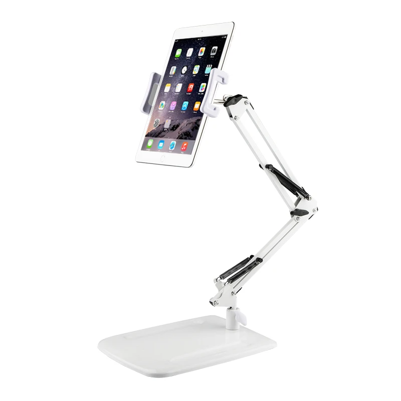 Складная Алюминиевая Подставка для планшета с длинной ручкой вращающийся на 360