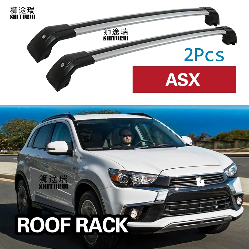2 шт. кровельные рейки для Mitsubishi ASX 5 Door SUV 2010 2019|Багажники крыши авто и ящики| |