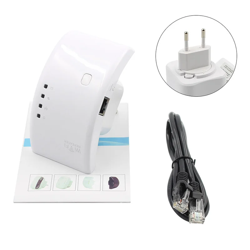

Range 300Mbps Wireless Wifi Booster Repeater Extender AP Router 802.11n US Plug