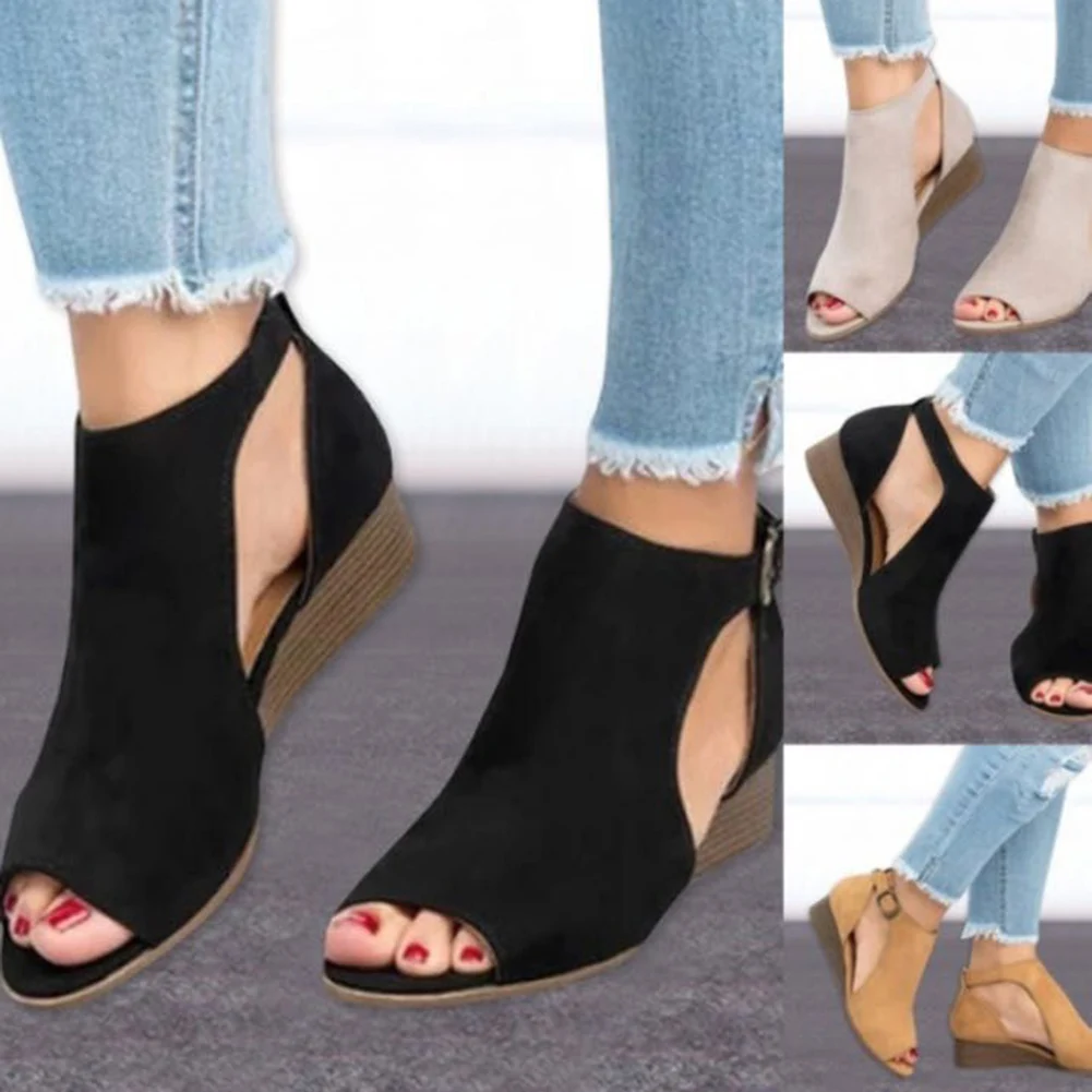 

Fashion Style Summer Wedge Women Sandals Open Toe Gladiator Sandals Women Casual Women Platform Sandals For Women's Shoes
