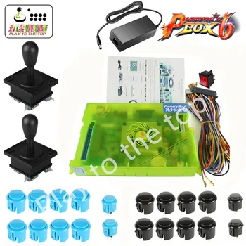 

NEW DIY Arcade Kit Pandora box 6 1300 in 1 game board and long handle joystick Built-in switch Push Button for Arcade Machine