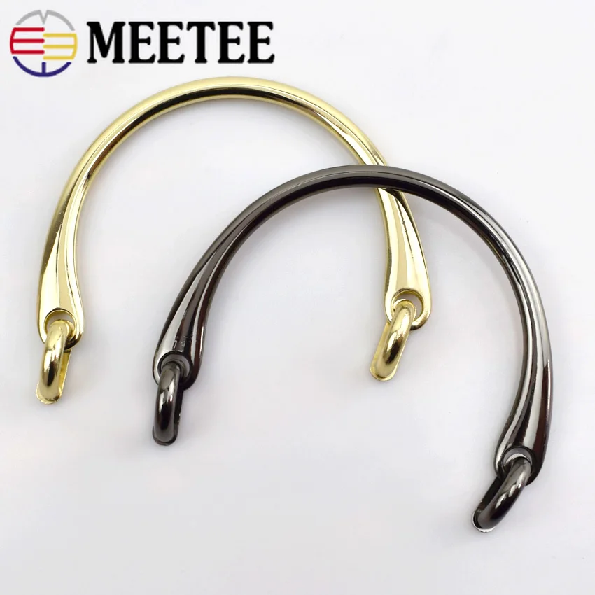 Meetee Metal Bag Handles Buckles Handbag Strap Clasp Clutch Luggage Lock Decoration Hardware Accessories DIY Leather Craft F1 79|Пряжки и