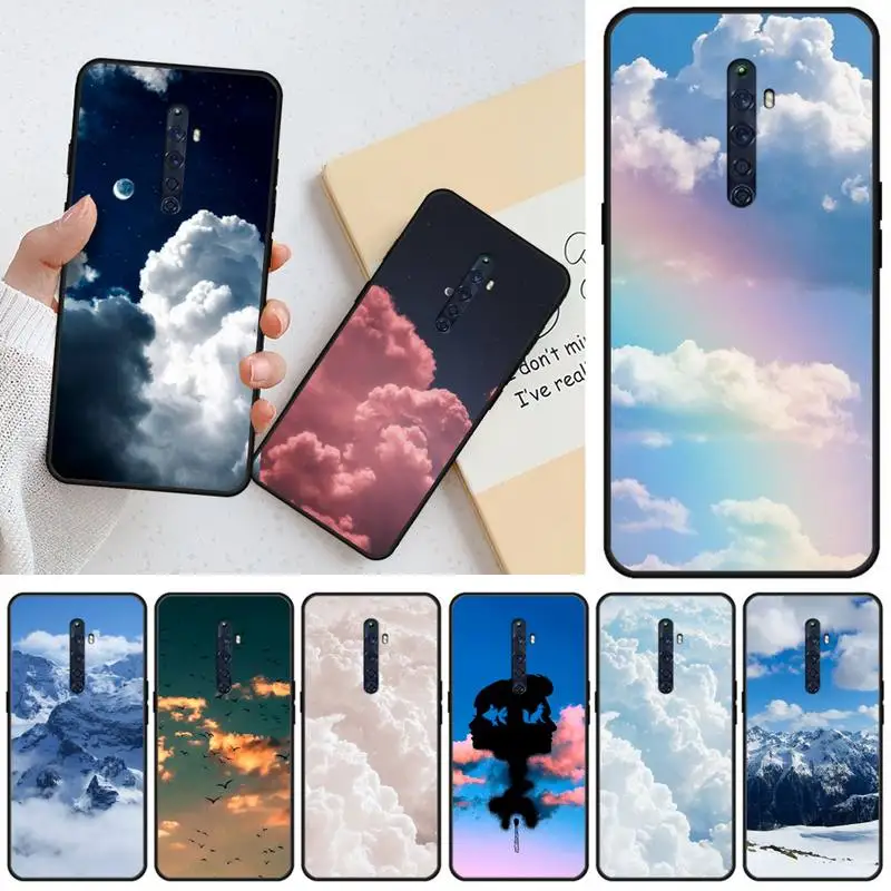 ByLoving white clouds Custom Photo Soft Phone Case For OPPO R9 R9S 9S PLUS 11 plus 11S 15 Normal 17 17pro | Мобильные телефоны и