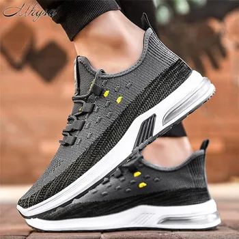 

Mhysa 2020 Spring New Mesh Men Casual Shoes Men Shoes Lightweight Comfortable Breathable Walking men Sneakers tenis masculino