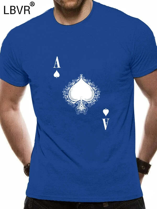 Ace Of Spades Iv футболка Spade покерная карточка казино Las Karte Royal Hold Em | Мужская одежда