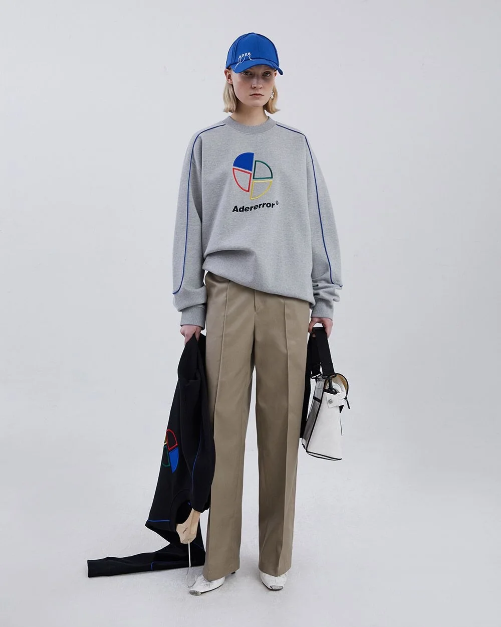 2021FW Adererror Sweatshirts ADER Logo Printing Ader Error Embroidery Men Women Stitches Pullover High Quality Cotton Hoodie | Мужская