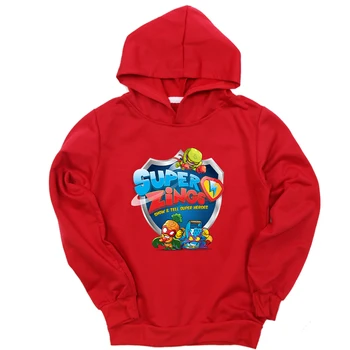 

New Super Zings Boys Girls Hoodies Superzings Sweatshirt for Children Baby Kid Toddler Cartoon Game Hoodied
