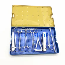 Double eyelid surgery set scissors needle seat hemostat beauty cosmetic surgery equipment