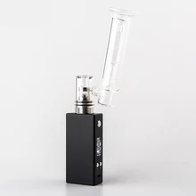 510 резервуар для воска ногтей, портативный вапоризатор для масла, воска, Кварцевая катушка, съемный нагревательный стержень с водопроводной трубой, бабблер, мод, ручка, батарея BD91